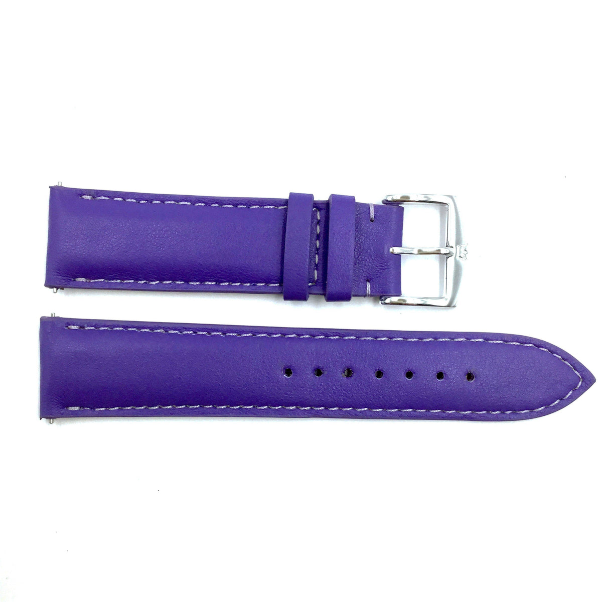 ZRC 301 Purple Genuine Leather 16mm-22mm Watch Band – Total  display picture 1