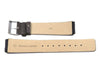 Skagen Style Brown Leather Textured 20mm Watch Strap - Installs With Screws image